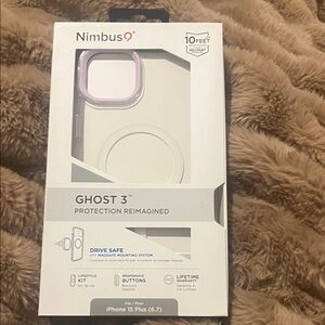 Ghost 3 iPhone 15 Plus Case - White